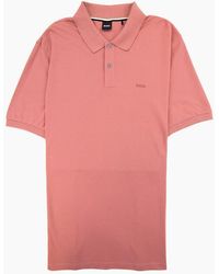 BOSS - Pallas Embroidered Logo S/S Polo Light 692 - Lyst