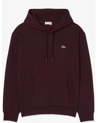 Lacoste - Fleece Classic Fit Hoodie - Lyst