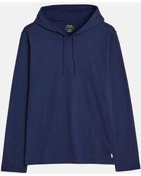 Ralph Lauren - Cotton Jersey Sleep Hoodie - Lyst