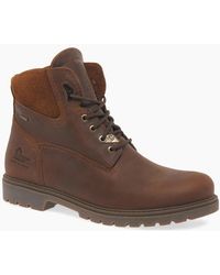 Panama Jack - Amur Gtx Waterproof Leather Lace Up Ankle Boots - Lyst