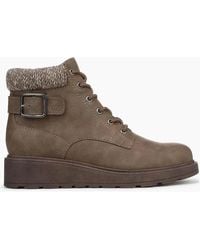 Blowfish - Kinsley Lace Up Wedge Walking Boots - Lyst