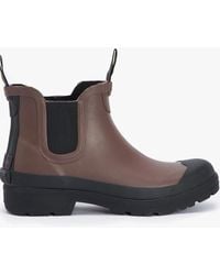 Barbour - Storm Chelsea Wellies Dark Sand - Lyst