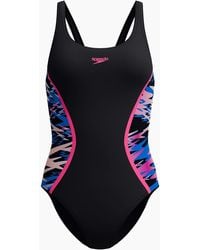 Speedo - Ladies Hyperboom Splice Muscleback One Piece Swimsuit - Lyst