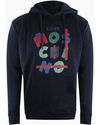 Love Moschino - Jumble Logo Hoodie - Lyst