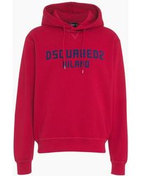 DSquared² - Milano Logo Cool Fit Hoodie - Lyst