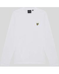 Lyle & Scott - Boxy Long Sleeve Cotton T-Shirt - Lyst