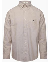 GANT - Reg Oxford Ss Shirt - Lyst