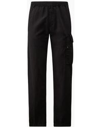 C.P. Company - Cotton/Linen Lens Cargo Pants - Lyst