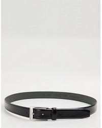 BOSS - Leather Belt With Metal Buckle - Lyst