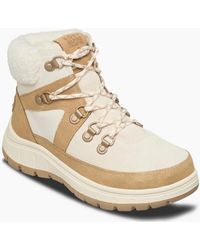 Roxy - Alyah Sherpa Lined Insulation Boots - Lyst