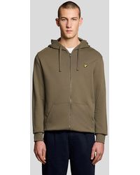Lyle & Scott - Loopback Cotton Full Zip Hoodie - Lyst
