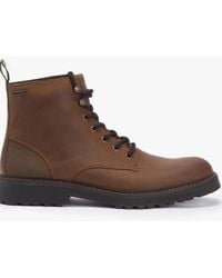 Barbour - Harvey Derby Boots Teak - Lyst