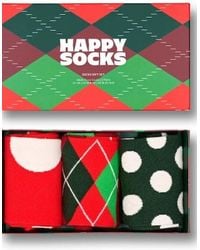 Happy Socks - 3-Pack Holiday Classics Socks Gift Box, Multi - Lyst