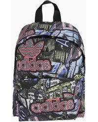 adidas - Mini Backpack With Bold Logo And Outer Pocket - Lyst