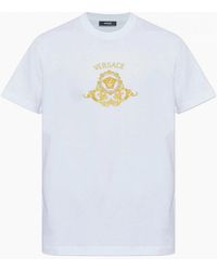 Versace - T-Shirt With Print - Lyst