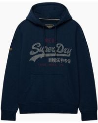 Superdry - Vintage Logo Heritage Relaxed Hoodie - Lyst