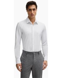 BOSS - Joe Point Collar Long Sleeve Oxford Shirt - Lyst