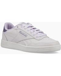 Reebok - Court Advance Synthetic Luxegrey/Dig Gleam/Purplefus Trainers - Lyst