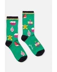 Joules - Gift Sock Socks Xmas: Uk 4-8 - Lyst