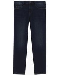 BOSS - Dark Onyx Slim Tapered Fit Denim Jeans - Lyst