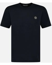 Stone Island - Compass Logo Patch T-Shirt - Lyst