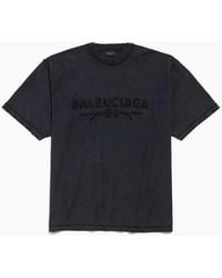 Balenciaga - Logo Patch Inside-Out T-Shirt - Lyst