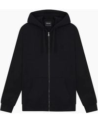 Lyle & Scott - Lyle & Scott Tonal Eagle Jet Zip Through Hoodie - Lyst