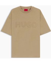 BOSS - Oversized Fit T Shirt - Lyst