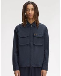 Fred Perry - Ripstop Pocket Overshirt - Lyst