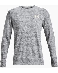 Under Armour - Armour Rival Terry Crew Sweater - Lyst