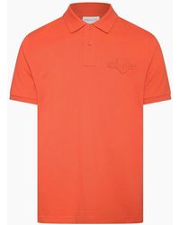 GANT - Reg Tonal Shield Polo Shirt - Lyst