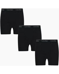 Calvin Klein - Stencil Logo Cotton Stretch Boxers (3 Pack) - Lyst