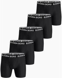 Björn Borg - 5-Pack Performance Boxer Briefs - Lyst