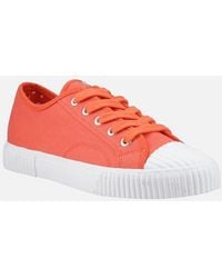 Hush Puppies - Freya Canvas Textile Trainers - Lyst