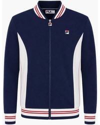 Fila - Settanta Baseball Track Top Jacket /Gardenia - Lyst