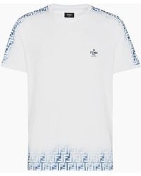 Fendi - Ff Monogram Faded Print Avio T-Shirt - Lyst