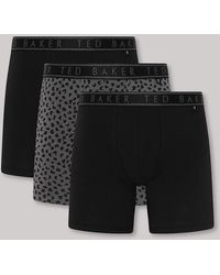 Ted Baker - 3-Pack Cotton Boxer Briefs Boxer Briefs Multi - Lyst