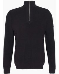 Barbour - Crawley Half-Zip Knit - Lyst
