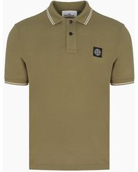 Stone Island - S0018 Patch Logo Polo - Lyst