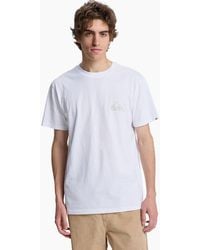 Quiksilver - Ev Mini Logo Crew Neck Short Sleeve T-Shirt - Lyst
