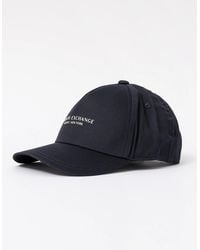 ARMANI EXCHANGE - Milano/New York Logo Baseball Cap - Lyst