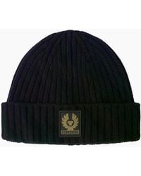 Belstaff - Watch Beanie Hat Dark Ink - Lyst