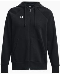 Under Armour - Armour Ua Rival Fleece Full Zip Hoodie - Lyst