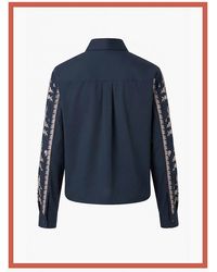 Nooki Design - Sienna Embroidered Cropped Shirt - Lyst