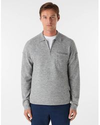 Oliver Sweeney - Killala Alpaca Wool Blend Quarter Zip Jumper - Lyst