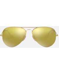 Ray-Ban - Aviator Light Lens Sunglasses - Lyst