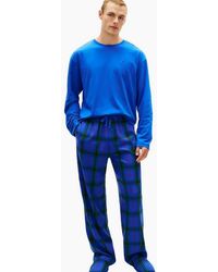 Tommy Hilfiger - Plaid Check Pyjamas & Slippers Gift Set, Noble - Lyst
