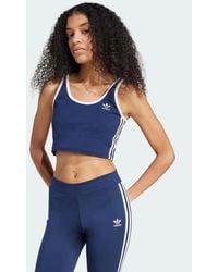 adidas - Originals 3S Crop Top Top - Lyst