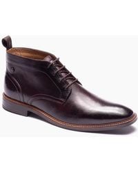 Base London - London Belgrave Leather Washed Ankle Boots - Lyst
