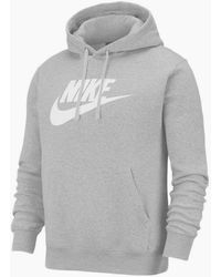 Nike - Hoodie Bv2973 Sportswear Club Fleece Graphic Pullover Sweats S M Xl - Lyst